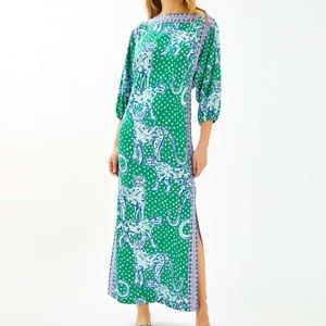 RARE NWT Lilly Pulitzer Silva Maxi Dress Size 14